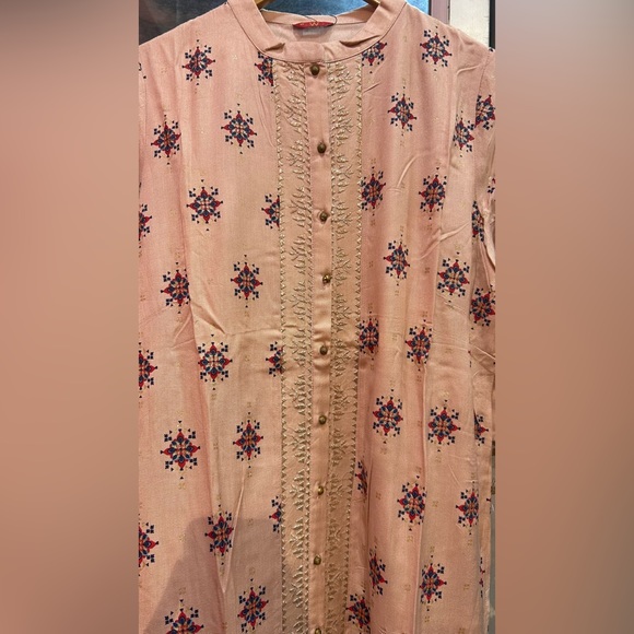 Cotton kurti with plazo - Picture 3 of 3
